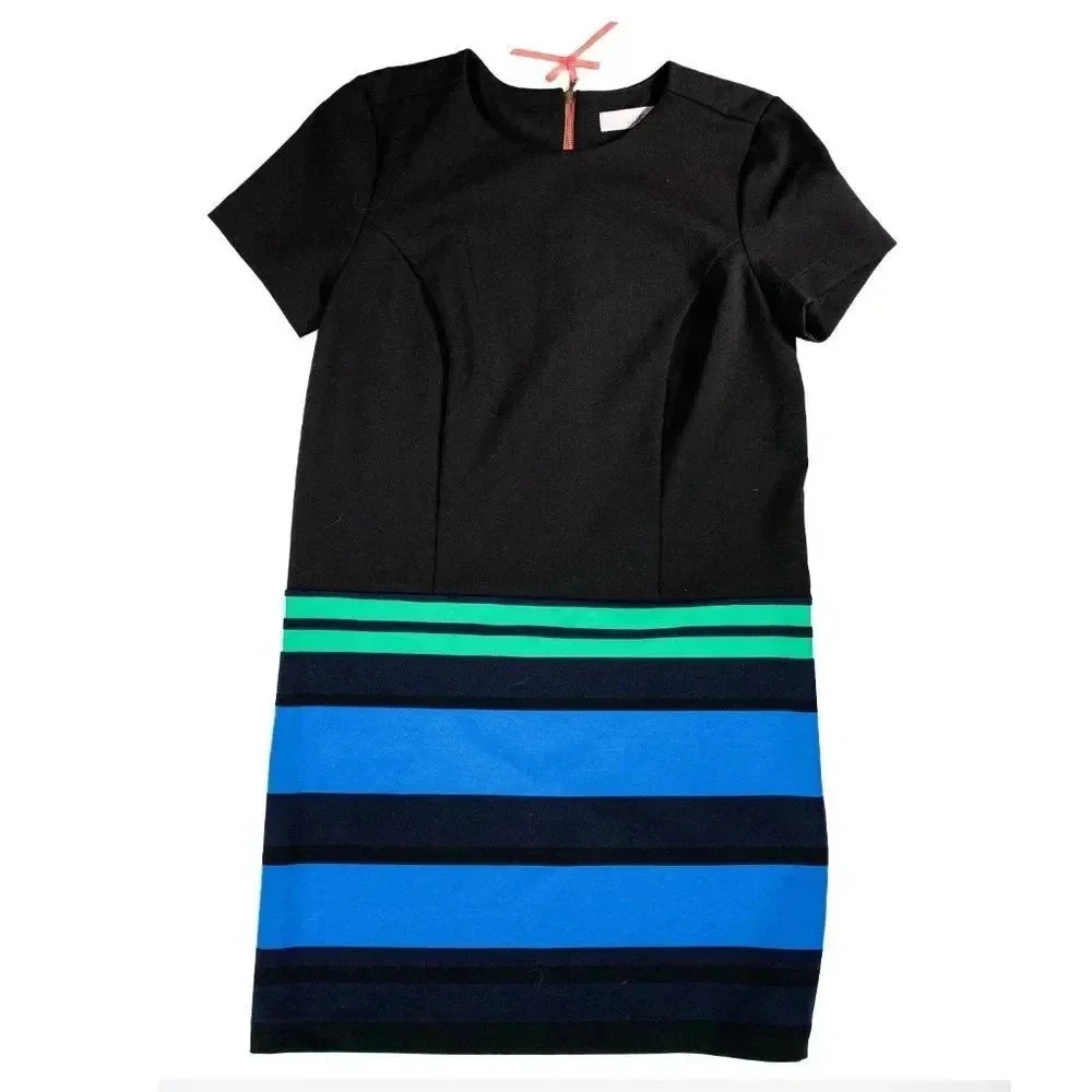 Ann Taylor Loft Color Block Shift Dress 2